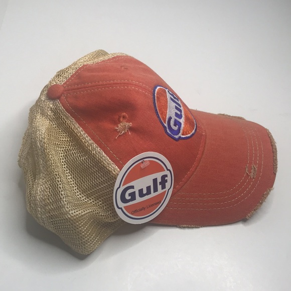 Offically Licensed Distressed Gulf Trucker Orange - Picture 2 of 5